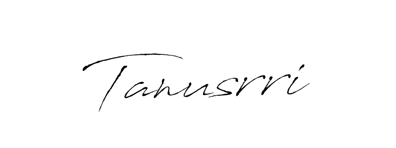 How to make Tanusrri name signature. Use Antro_Vectra style for creating short signs online. This is the latest handwritten sign. Tanusrri signature style 6 images and pictures png