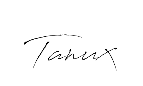 It looks lik you need a new signature style for name Tanux. Design unique handwritten (Antro_Vectra) signature with our free signature maker in just a few clicks. Tanux signature style 6 images and pictures png