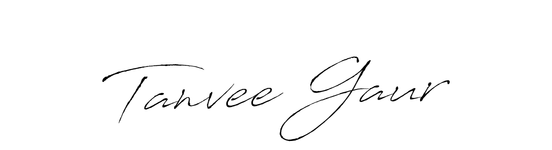 You should practise on your own different ways (Antro_Vectra) to write your name (Tanvee Gaur) in signature. don't let someone else do it for you. Tanvee Gaur signature style 6 images and pictures png