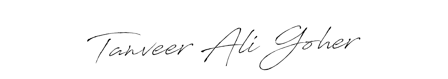 Similarly Antro_Vectra is the best handwritten signature design. Signature creator online .You can use it as an online autograph creator for name Tanveer Ali Goher. Tanveer Ali Goher signature style 6 images and pictures png