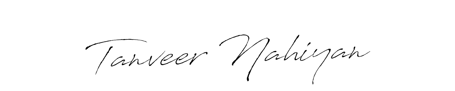 Also we have Tanveer Nahiyan name is the best signature style. Create professional handwritten signature collection using Antro_Vectra autograph style. Tanveer Nahiyan signature style 6 images and pictures png