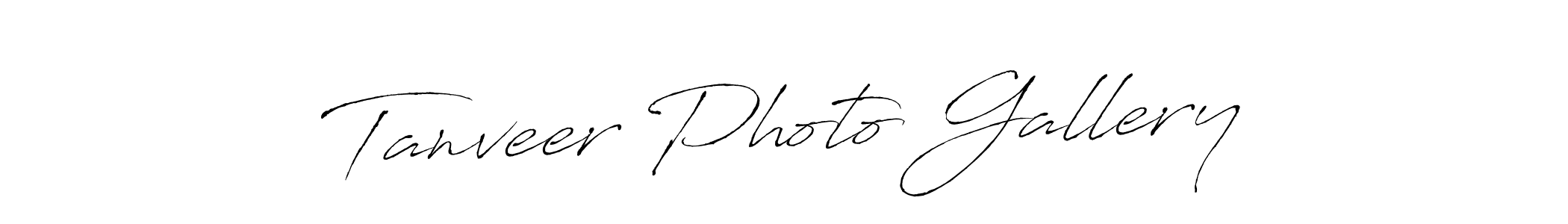 Tanveer Photo Gallery stylish signature style. Best Handwritten Sign (Antro_Vectra) for my name. Handwritten Signature Collection Ideas for my name Tanveer Photo Gallery. Tanveer Photo Gallery signature style 6 images and pictures png