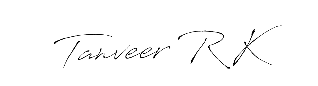 Best and Professional Signature Style for Tanveer R K. Antro_Vectra Best Signature Style Collection. Tanveer R K signature style 6 images and pictures png