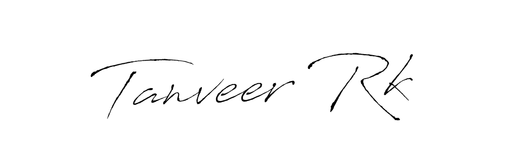 The best way (Antro_Vectra) to make a short signature is to pick only two or three words in your name. The name Tanveer Rk include a total of six letters. For converting this name. Tanveer Rk signature style 6 images and pictures png