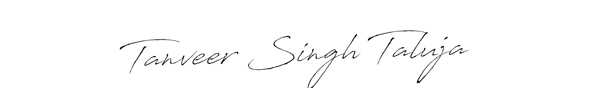 It looks lik you need a new signature style for name Tanveer Singh Taluja. Design unique handwritten (Antro_Vectra) signature with our free signature maker in just a few clicks. Tanveer Singh Taluja signature style 6 images and pictures png