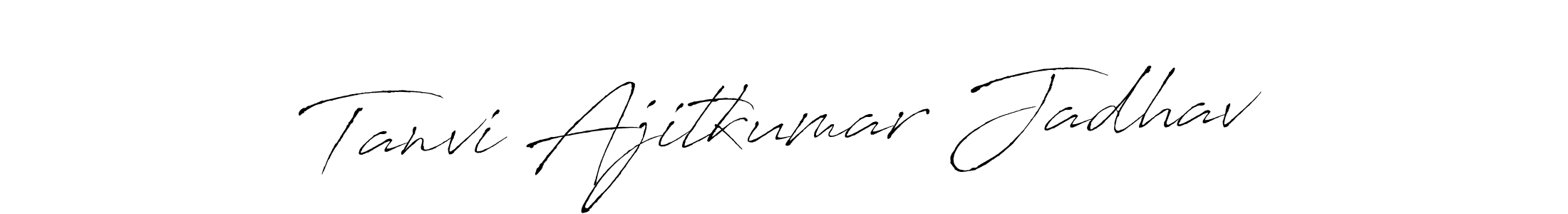 Also You can easily find your signature by using the search form. We will create Tanvi Ajitkumar Jadhav name handwritten signature images for you free of cost using Antro_Vectra sign style. Tanvi Ajitkumar Jadhav signature style 6 images and pictures png