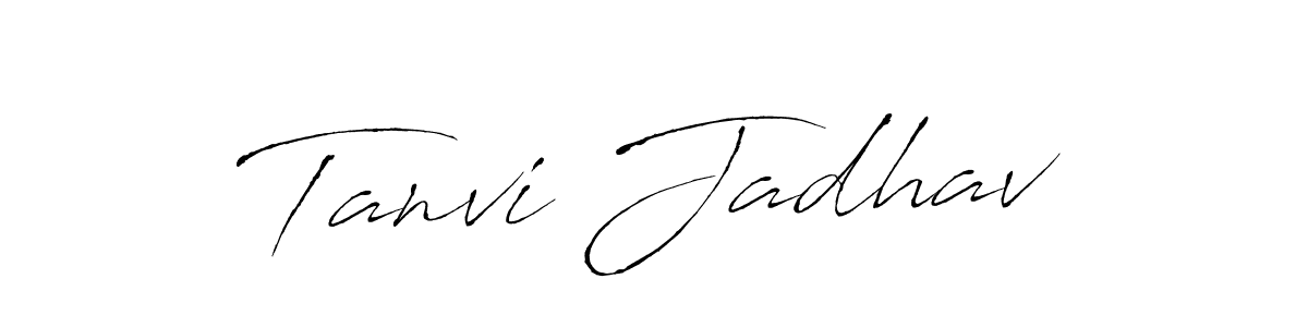 Use a signature maker to create a handwritten signature online. With this signature software, you can design (Antro_Vectra) your own signature for name Tanvi Jadhav. Tanvi Jadhav signature style 6 images and pictures png