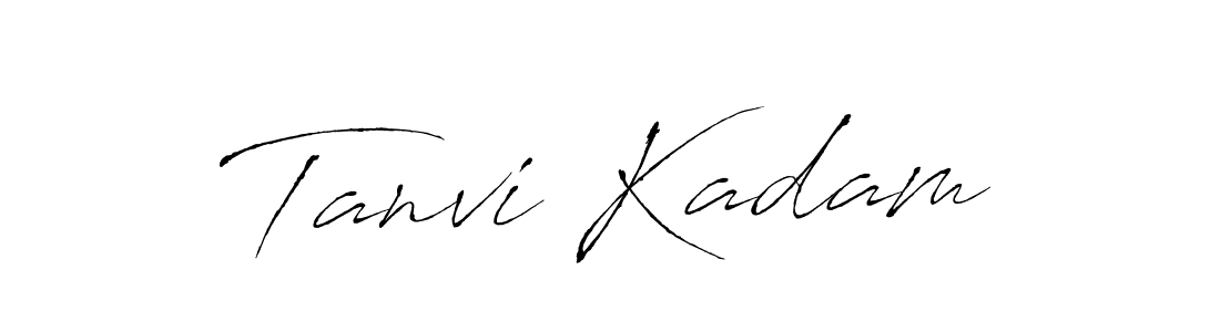 Tanvi Kadam stylish signature style. Best Handwritten Sign (Antro_Vectra) for my name. Handwritten Signature Collection Ideas for my name Tanvi Kadam. Tanvi Kadam signature style 6 images and pictures png