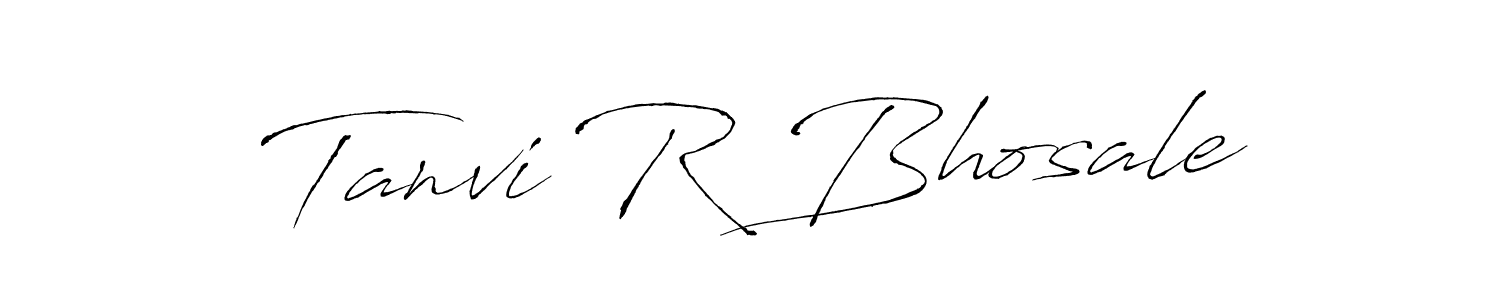 Create a beautiful signature design for name Tanvi R Bhosale. With this signature (Antro_Vectra) fonts, you can make a handwritten signature for free. Tanvi R Bhosale signature style 6 images and pictures png