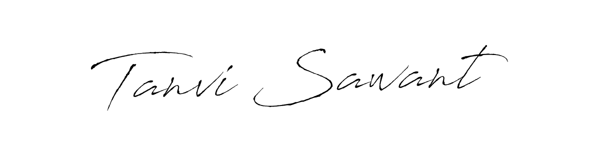 Create a beautiful signature design for name Tanvi Sawant. With this signature (Antro_Vectra) fonts, you can make a handwritten signature for free. Tanvi Sawant signature style 6 images and pictures png