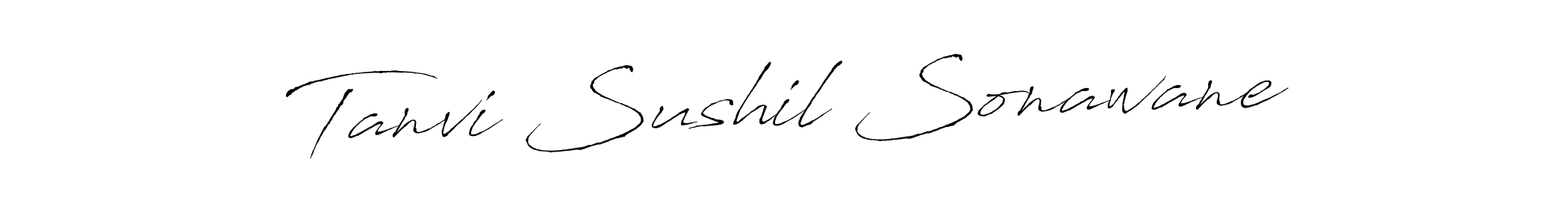 Use a signature maker to create a handwritten signature online. With this signature software, you can design (Antro_Vectra) your own signature for name Tanvi Sushil Sonawane. Tanvi Sushil Sonawane signature style 6 images and pictures png