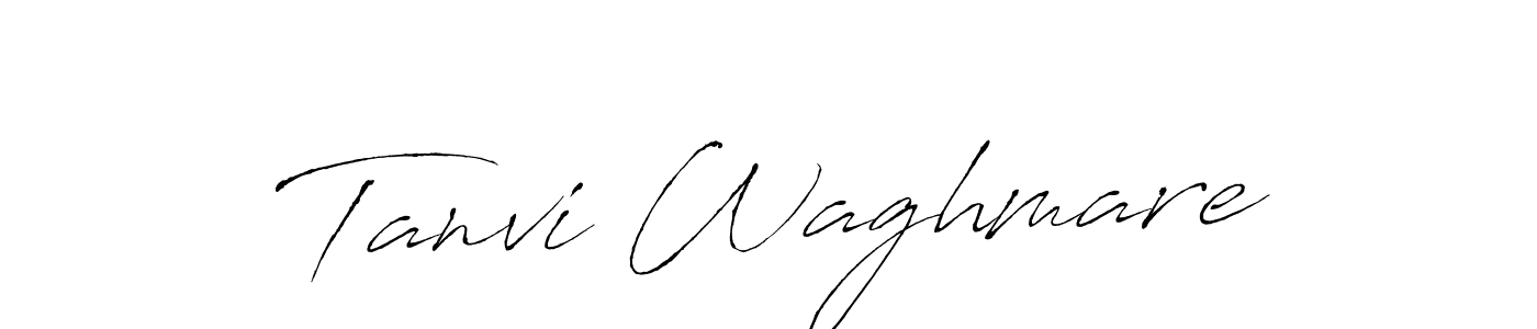 Make a beautiful signature design for name Tanvi Waghmare. With this signature (Antro_Vectra) style, you can create a handwritten signature for free. Tanvi Waghmare signature style 6 images and pictures png