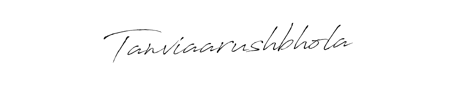 Create a beautiful signature design for name Tanviaarushbhola. With this signature (Antro_Vectra) fonts, you can make a handwritten signature for free. Tanviaarushbhola signature style 6 images and pictures png