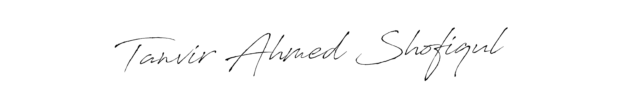 This is the best signature style for the Tanvir Ahmed Shofiqul name. Also you like these signature font (Antro_Vectra). Mix name signature. Tanvir Ahmed Shofiqul signature style 6 images and pictures png