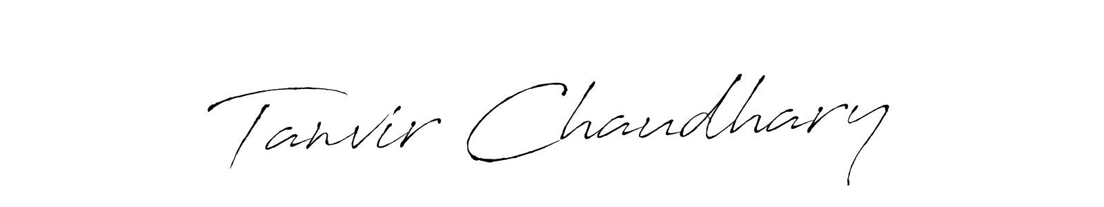Use a signature maker to create a handwritten signature online. With this signature software, you can design (Antro_Vectra) your own signature for name Tanvir Chaudhary. Tanvir Chaudhary signature style 6 images and pictures png