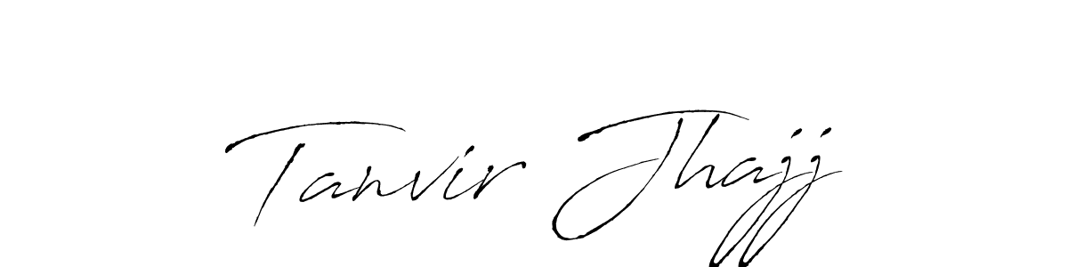 Also You can easily find your signature by using the search form. We will create Tanvir Jhajj name handwritten signature images for you free of cost using Antro_Vectra sign style. Tanvir Jhajj signature style 6 images and pictures png