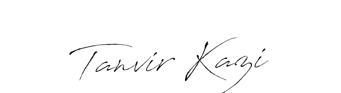 It looks lik you need a new signature style for name Tanvir Kazi. Design unique handwritten (Antro_Vectra) signature with our free signature maker in just a few clicks. Tanvir Kazi signature style 6 images and pictures png