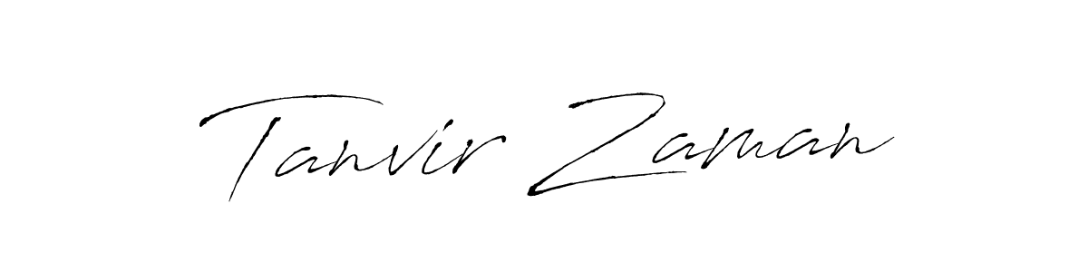 Design your own signature with our free online signature maker. With this signature software, you can create a handwritten (Antro_Vectra) signature for name Tanvir Zaman. Tanvir Zaman signature style 6 images and pictures png