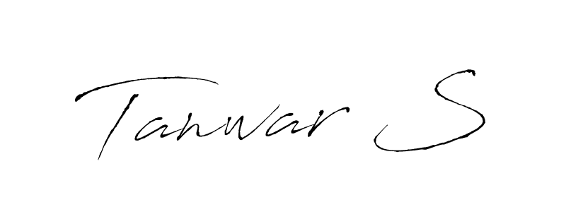 Also You can easily find your signature by using the search form. We will create Tanwar S name handwritten signature images for you free of cost using Antro_Vectra sign style. Tanwar S signature style 6 images and pictures png