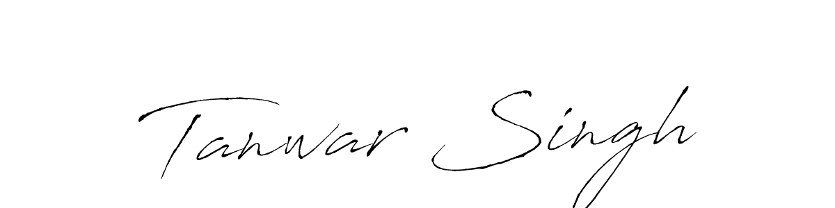 Design your own signature with our free online signature maker. With this signature software, you can create a handwritten (Antro_Vectra) signature for name Tanwar Singh. Tanwar Singh signature style 6 images and pictures png