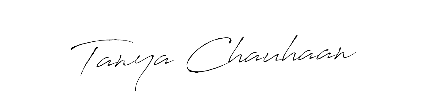 How to make Tanya Chauhaan signature? Antro_Vectra is a professional autograph style. Create handwritten signature for Tanya Chauhaan name. Tanya Chauhaan signature style 6 images and pictures png