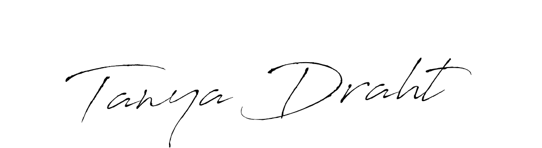 Tanya Draht stylish signature style. Best Handwritten Sign (Antro_Vectra) for my name. Handwritten Signature Collection Ideas for my name Tanya Draht. Tanya Draht signature style 6 images and pictures png