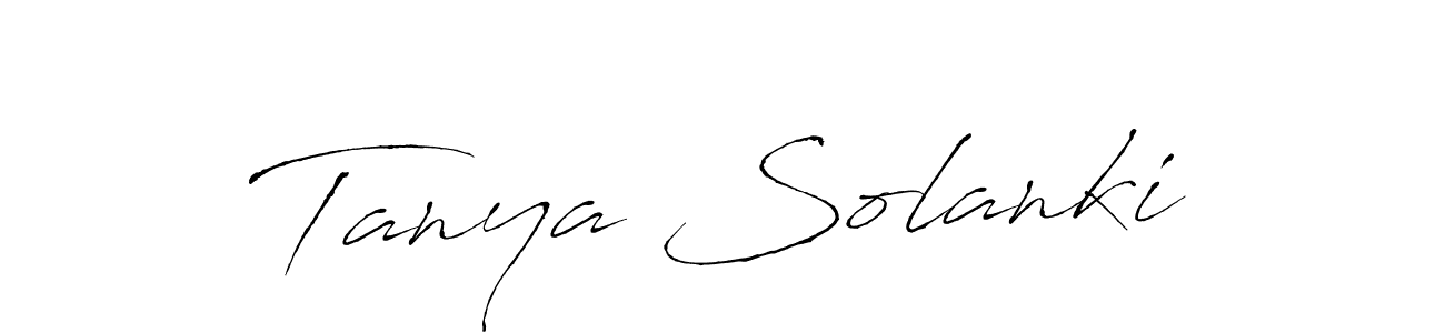 You should practise on your own different ways (Antro_Vectra) to write your name (Tanya Solanki) in signature. don't let someone else do it for you. Tanya Solanki signature style 6 images and pictures png