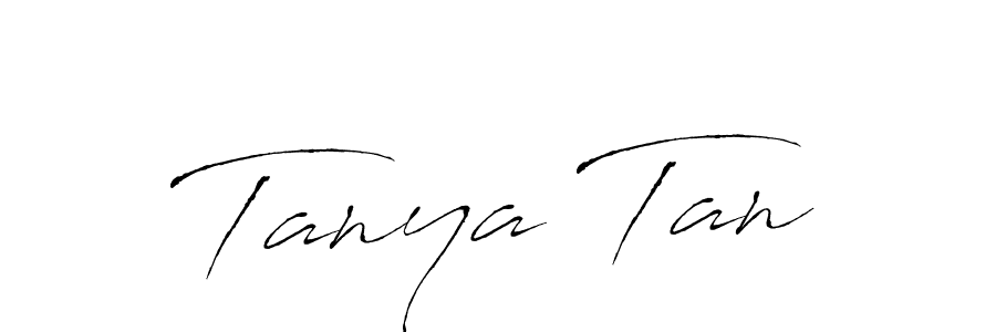 Tanya Tan stylish signature style. Best Handwritten Sign (Antro_Vectra) for my name. Handwritten Signature Collection Ideas for my name Tanya Tan. Tanya Tan signature style 6 images and pictures png