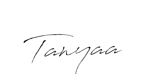 Create a beautiful signature design for name Tanyaa. With this signature (Antro_Vectra) fonts, you can make a handwritten signature for free. Tanyaa signature style 6 images and pictures png