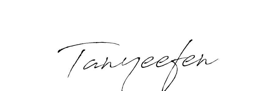 Create a beautiful signature design for name Tanyeefen. With this signature (Antro_Vectra) fonts, you can make a handwritten signature for free. Tanyeefen signature style 6 images and pictures png