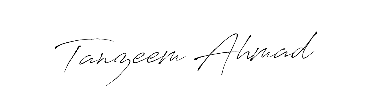 Tanzeem Ahmad stylish signature style. Best Handwritten Sign (Antro_Vectra) for my name. Handwritten Signature Collection Ideas for my name Tanzeem Ahmad. Tanzeem Ahmad signature style 6 images and pictures png