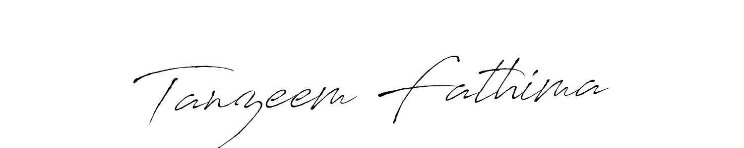 How to make Tanzeem Fathima signature? Antro_Vectra is a professional autograph style. Create handwritten signature for Tanzeem Fathima name. Tanzeem Fathima signature style 6 images and pictures png