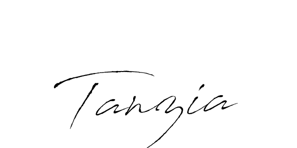 How to make Tanzia signature? Antro_Vectra is a professional autograph style. Create handwritten signature for Tanzia name. Tanzia signature style 6 images and pictures png