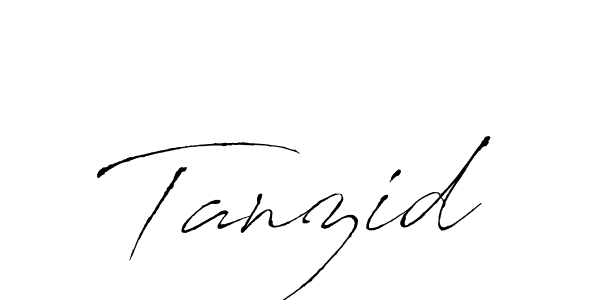 Use a signature maker to create a handwritten signature online. With this signature software, you can design (Antro_Vectra) your own signature for name Tanzid. Tanzid signature style 6 images and pictures png