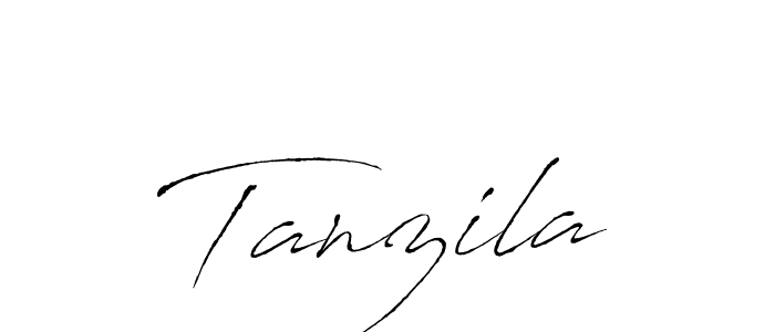 How to make Tanzila signature? Antro_Vectra is a professional autograph style. Create handwritten signature for Tanzila name. Tanzila signature style 6 images and pictures png