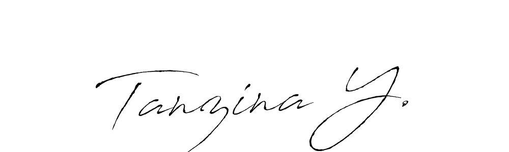 It looks lik you need a new signature style for name Tanzina Y.. Design unique handwritten (Antro_Vectra) signature with our free signature maker in just a few clicks. Tanzina Y. signature style 6 images and pictures png