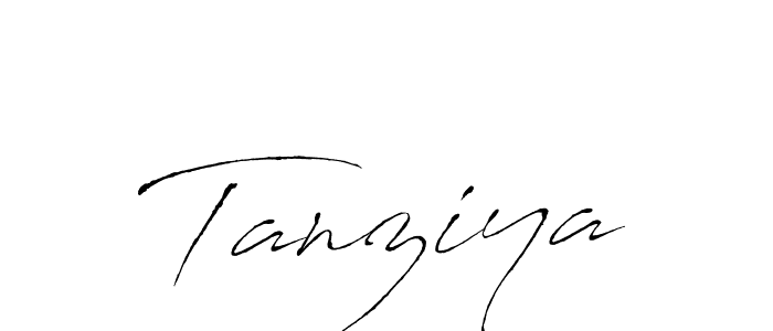 Tanziya stylish signature style. Best Handwritten Sign (Antro_Vectra) for my name. Handwritten Signature Collection Ideas for my name Tanziya. Tanziya signature style 6 images and pictures png