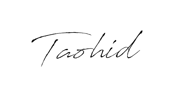How to make Taohid name signature. Use Antro_Vectra style for creating short signs online. This is the latest handwritten sign. Taohid signature style 6 images and pictures png