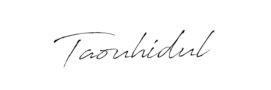 Make a beautiful signature design for name Taouhidul. Use this online signature maker to create a handwritten signature for free. Taouhidul signature style 6 images and pictures png