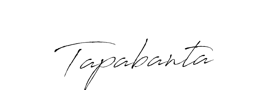 Antro_Vectra is a professional signature style that is perfect for those who want to add a touch of class to their signature. It is also a great choice for those who want to make their signature more unique. Get Tapabanta name to fancy signature for free. Tapabanta signature style 6 images and pictures png