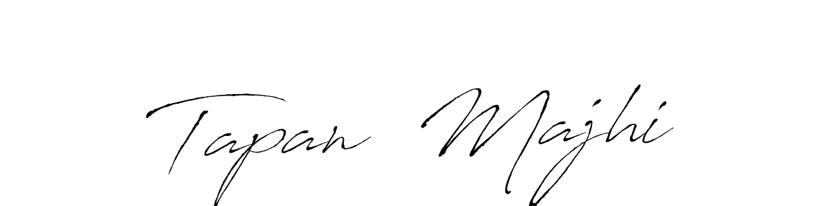 How to make Tapan  Majhi signature? Antro_Vectra is a professional autograph style. Create handwritten signature for Tapan  Majhi name. Tapan  Majhi signature style 6 images and pictures png