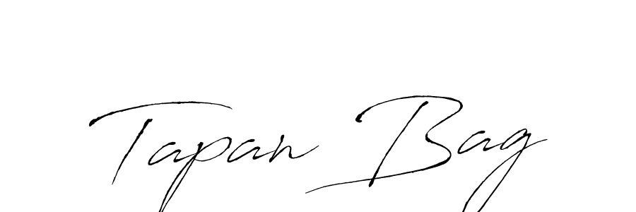 Make a beautiful signature design for name Tapan Bag. Use this online signature maker to create a handwritten signature for free. Tapan Bag signature style 6 images and pictures png