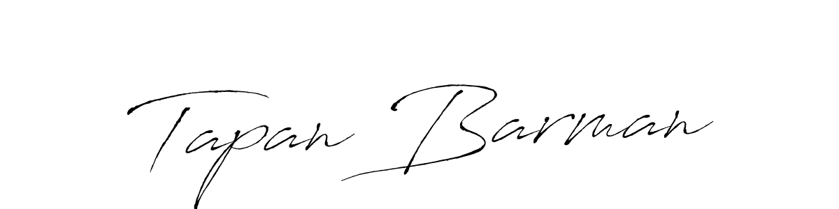 Make a beautiful signature design for name Tapan Barman. With this signature (Antro_Vectra) style, you can create a handwritten signature for free. Tapan Barman signature style 6 images and pictures png