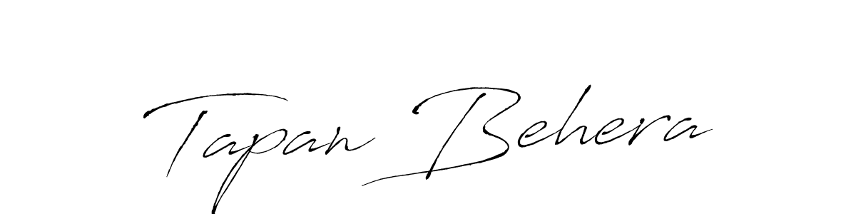 Create a beautiful signature design for name Tapan Behera. With this signature (Antro_Vectra) fonts, you can make a handwritten signature for free. Tapan Behera signature style 6 images and pictures png