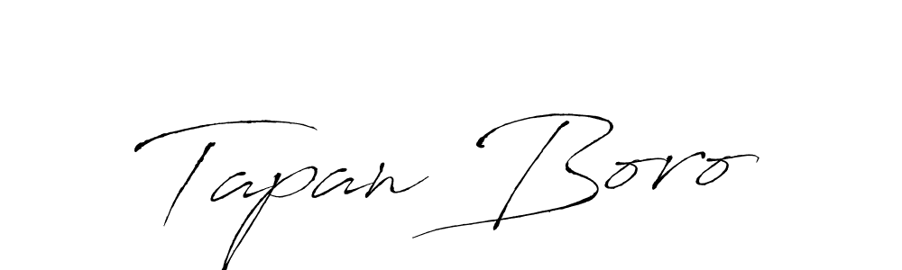 Tapan Boro stylish signature style. Best Handwritten Sign (Antro_Vectra) for my name. Handwritten Signature Collection Ideas for my name Tapan Boro. Tapan Boro signature style 6 images and pictures png