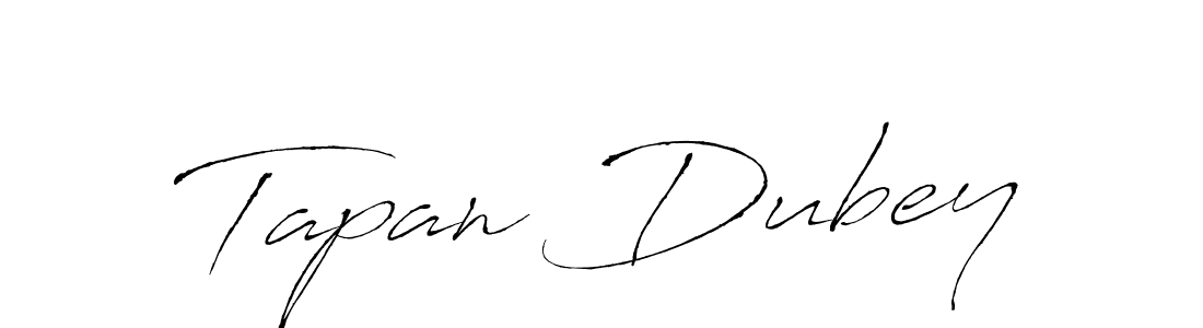 Tapan Dubey stylish signature style. Best Handwritten Sign (Antro_Vectra) for my name. Handwritten Signature Collection Ideas for my name Tapan Dubey. Tapan Dubey signature style 6 images and pictures png