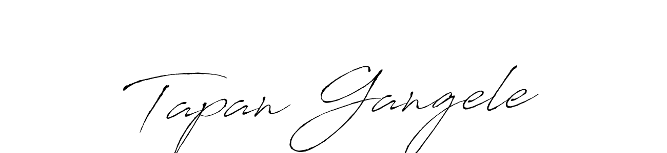 Use a signature maker to create a handwritten signature online. With this signature software, you can design (Antro_Vectra) your own signature for name Tapan Gangele. Tapan Gangele signature style 6 images and pictures png