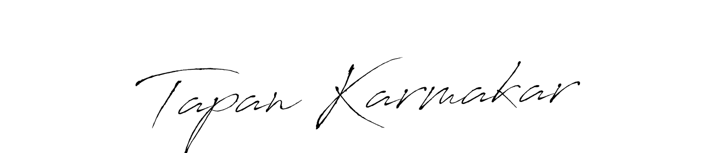 Tapan Karmakar stylish signature style. Best Handwritten Sign (Antro_Vectra) for my name. Handwritten Signature Collection Ideas for my name Tapan Karmakar. Tapan Karmakar signature style 6 images and pictures png