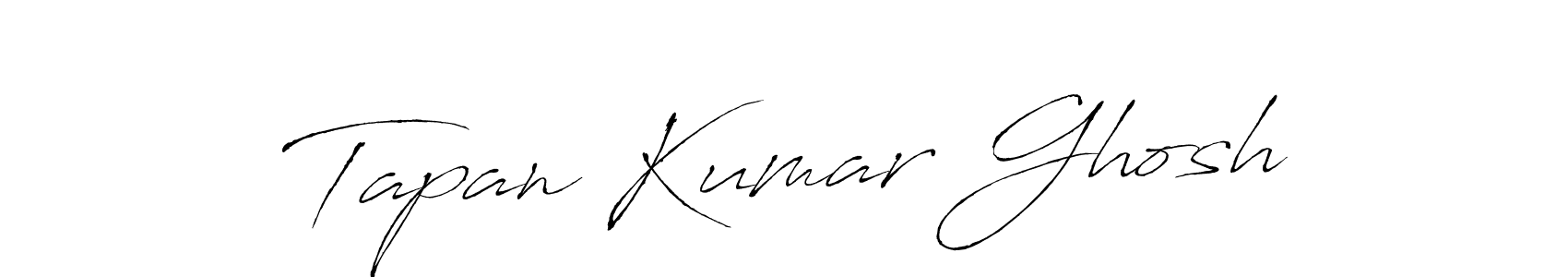 Design your own signature with our free online signature maker. With this signature software, you can create a handwritten (Antro_Vectra) signature for name Tapan Kumar Ghosh. Tapan Kumar Ghosh signature style 6 images and pictures png