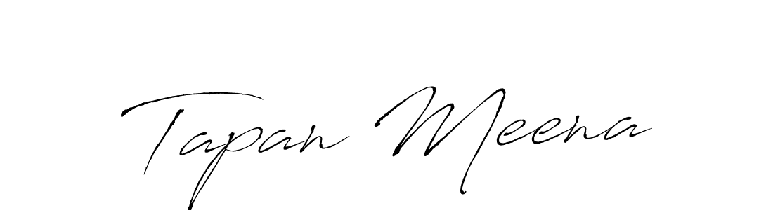 Use a signature maker to create a handwritten signature online. With this signature software, you can design (Antro_Vectra) your own signature for name Tapan Meena. Tapan Meena signature style 6 images and pictures png